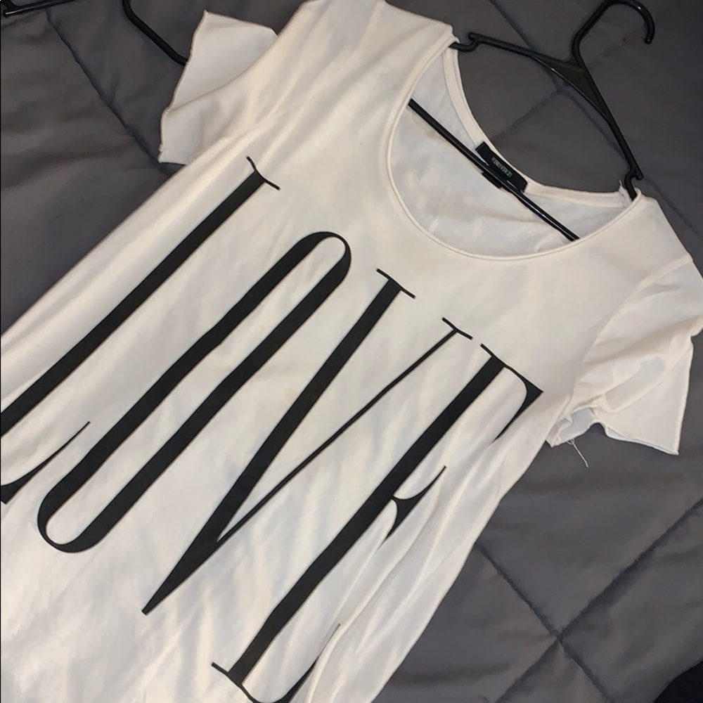 forever 21 LOVE shirt